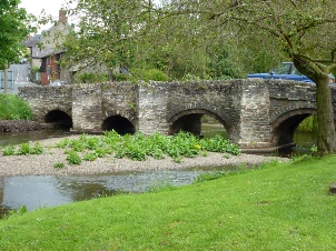 The bridge in Clun.
