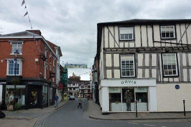 One of the streets in Ludlow.