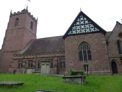 The church in Condover, Shropshire.