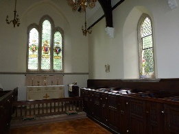 The chapel at Trinity Hospital in Clun. 